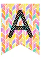 Vorschau - Poster - ABC Banner Strukturen für Wimpelkette - Seite 1