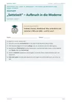 Vorschau - Stundenentwürfe - Geschichte: Arbeitsheft - Sattelzeit, Aufbruch in die Moderne - Seite 1