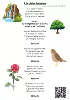 Aperçu - Cartes / Images - 🎶 Comptines traditionnelles de maternelle - Page de couverture