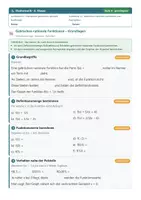 Vorschau - Arbeitsblätter - Gebrochen-rationale Funktionen und indirekte Proportionalität Mathe 8 Gymnasium - Seite 3