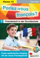 Vorschau - Arbeitsblätter - Parlez-vous français Französisch Grundschule Klasse 1-2 | Wortschatz, Farben, Zahlen, Dialoge, Bild-Wort-Zuordnung, spielerisch Französisch | differenzierte Arbeitsblätter Kopiervorlagen - Deckblatt