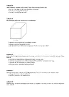 Vorschau - Arbeitsblätter - Mathematik: Körper - Schrägbilder zeichnen (Empfehlung Gymnasium Klasse 5) - Seite 1