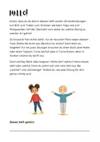 Vorschau - Aufgabenkarten - Bewegungspausen Winter Kinderyoga Kita Klasse 1 2 3 4 | 20 Brain Breaks mit Bildern ohne Material | Pinguin, Eisbär & Fasching für Januar und Februar - Seite 2