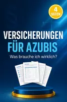 Vorschau - Arbeitsblätter - Versicherungen für Azubis, Haftpflicht - Wirtschafts- und Sozialkunde Berufsschule, Aufgaben - Deckblatt