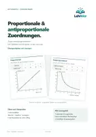 Vorschau - Arbeitsblätter - Proportionale und antiproportionale Zuordnungen – Übungsaufgaben mit Lösungen - Deckblatt