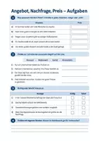 Vorschau - Arbeitsblätter - Angebot und Nachfrage, Soziale Marktwirtschaft - Wirtschafts- und Sozialkunde Berufsschule - Seite 2