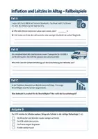 Vorschau - Arbeitsblätter - Inflation, Konjunktur, Leitzins - Wirtschafts- und Sozialkunde Berufsschule, Aufgaben - Seite 3