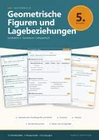 Vorschau - Arbeitsblätter - Geometrische Figuren und Lagebeziehungen Mathe 5 Gymnasium - Deckblatt
