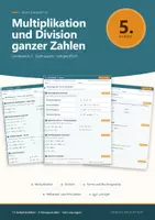 Vorschau - Arbeitsblätter - Multiplikation und Division ganzer Zahlen Mathe 5 Gymnasium - Seite 1