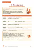 Vorschau - Arbeitsblätter - Beim Arzt - Brettspiel zum Modalverb sollen und Rollenspiel DaZ - Seite 3