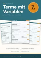 Vorschau - Arbeitsblätter - Terme mit Variablen Mathe 7 Gymnasium - Seite 1