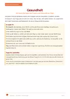 Vorschau - Arbeitsblätter - Gesundheit - Start-Ziel-Spiel mit Fragen und Lückensätzen DaZ - Seite 1