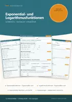 Vorschau - Arbeitsblätter - Exponential- und Logarithmusfunktionen Mathe Vorkurs Oberstufe Gymnasium - Deckblatt
