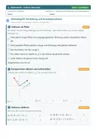 Vorschau - Arbeitsblätter - Vektoren Mathe Vorkurs Oberstufe Gymnasium - Seite 3