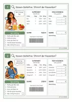 Vorschau - Fördermaterial/Inklusion - Kassen-Detektive: Supermarkt (Kassenbons kontrollieren) - Seite 2