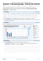 Vorschau - Arbeitsblätter - Klimadiagramme zeichnen und auswerten | Klasse 7/8 | Stationenarbeit mit Lösungen - Seite 3