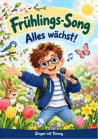 Vorschau - Unterrichtsreihen - Frühlings-Song Klasse 1–4 | Unterrichtsmaterial + Lernlied mit Bewegung | Singen mit Timmy - Deckblatt