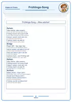 Vorschau - Unterrichtsreihen - Frühlings-Song Klasse 1–4 | Unterrichtsmaterial + Lernlied mit Bewegung | Singen mit Timmy - Seite 2