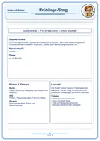 Vorschau - Unterrichtsreihen - Frühlings-Song Klasse 1–4 | Unterrichtsmaterial + Lernlied mit Bewegung | Singen mit Timmy - Seite 3