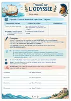 Aperçu - Feuilles d'exercices - Kit pédagogique Odyssée 6e ou 5e - Page de couverture
