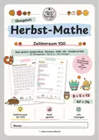 Vorschau - Arbeitsblätter - Herbst-Mathe: Quer durch die Schuljahre üben :-) ZR20 ZR100 ZR1000 - Seite 1