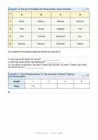 Vorschau - Arbeitsblätter - Mathematikprobe Klasse 4 Übungsprobe zu Zahlen bis 1000, schriftlichem Rechnen, Rechentabelle und Streifenmodell, mit Lösungen Klasse 4 - Seite 3
