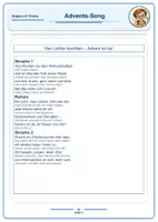 Vorschau - Unterrichtsreihen - Advents-Song Klasse 1–4 | Unterrichtsmaterial + Lernlied mit Bewegung | Singen mit Timmy - Seite 1