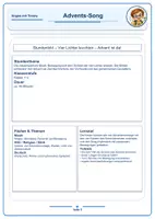 Vorschau - Unterrichtsreihen - Advents-Song Klasse 1–4 | Unterrichtsmaterial + Lernlied mit Bewegung | Singen mit Timmy - Seite 3