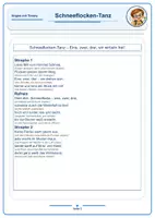 Vorschau - Unterrichtsreihen - Schneeflocken-Tanz | Unterrichtsmaterial + Lernlied mit Bewegung | Singen mit Timmy - Seite 1