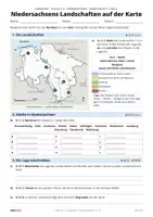 Vorschau - Arbeitsblätter - Landschaften in Niedersachsen | Klasse 5/6 | 4 Arbeitsblätter mit Lösungen - Seite 2
