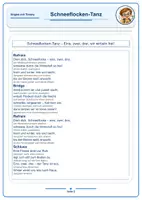 Vorschau - Unterrichtsreihen - Schneeflocken-Tanz | Unterrichtsmaterial + Lernlied mit Bewegung | Singen mit Timmy - Seite 2