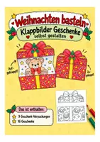 Vorschau - Mal- und Bastelvorlagen - Weihnachten basteln | Klappkarten selbst gestalten | Kunst Geschenke Vertretungsstunde Ausmalbilder - Deckblatt