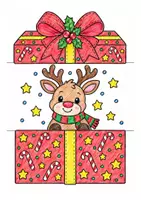 Vorschau - Mal- und Bastelvorlagen - Weihnachten basteln | Klappkarten selbst gestalten | Kunst Geschenke Vertretungsstunde Ausmalbilder - Seite 1