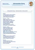 Vorschau - Unterrichtsreihen - Jahreszeiten-Song | Unterrichtsmaterial + Lernlied mit Bewegung | Singen mit Timmy - Seite 2