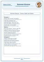 Vorschau - Unterrichtsreihen - Sommer-Groove Klasse 1–4 | Unterrichtsmaterial + Lernlied mit Bewegung | Singen mit Timmy - Seite 1