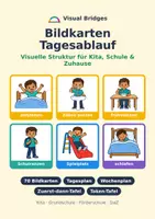Vorschau - Bildkarten - Bildkarten Tagesablauf – 70 Karten mit Tagesplan & Zuerst-dann-Tafel - Deckblatt