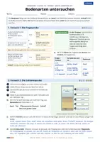 Vorschau - Arbeitsblätter - Bodenarten untersuchen: Fingerprobe und Schlämmprobe | Klasse 7/8 | Gratis-Arbeitsblatt + Lösung - Seite 2