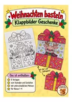 Vorschau - Mal- und Bastelvorlagen - Weihnachten basteln | Weihnachtsbasteln | Ausmalbilder Klappbilder Geschenke | Kunst Klasse 1 2 3 4 - Deckblatt