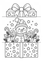 Vorschau - Mal- und Bastelvorlagen - Weihnachten basteln | Weihnachtsbasteln | Ausmalbilder Klappbilder Geschenke | Kunst Klasse 1 2 3 4 - Seite 3
