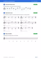 Vorschau - Arbeitsblätter - Notennamen Violinschlüssel – Heft + Lösung - Seite 3