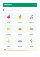 Vorschau - Unterrichtsreihen - Gesunde Ernährung: Ernährungspyramide, Getränke und Pausenbrot für die 1. Klasse (Lebensmittel) - Seite 1