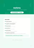 Vorschau - Arbeitsblätter - Gefühle: Gefühle erkennen, benennen und damit umgehen für die 1. Klasse (Emotionen, soziales Lernen, Wut) - Deckblatt