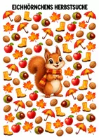 Vorschau - Spiele - Spiel Eichhörnchen Herbstsuche - Seite 1