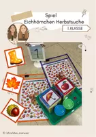 Vorschau - Spiele - Spiel Eichhörnchen Herbstsuche - Deckblatt