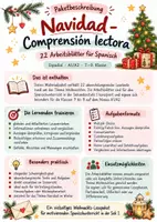 Vorschau - Arbeitsblätter - Spanisch Weihnachten MEGA-BUNDLE | 83 Arbeitsblätter zu Navidad – Lesen, Sprechen, Schreiben & Wortschatz | A1/A2 - Seite 3