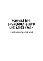 Vorschau - Aufgabenkarten - Bewegungspausen Sommer Kinderyoga Kita Klasse 1 2 3 4 | 20 Brain Breaks mit Bildern ohne Material | Sportfest, Strand & Ferien für die letzten Schulwochen - Seite 1