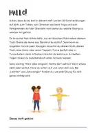 Vorschau - Aufgabenkarten - Bewegungspausen Sommer Kinderyoga Kita Klasse 1 2 3 4 | 20 Brain Breaks mit Bildern ohne Material | Sportfest, Strand & Ferien für die letzten Schulwochen - Seite 2