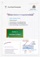 Vorschau - Unterrichtsreihen - Kleine Computerschule Station 1 und 2 / Powerpointpräsentationen - Seite 1