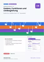 Vorschau - Arbeitsblätter - Kadenz & Liedbegleitung – Heft + Lösung - Deckblatt