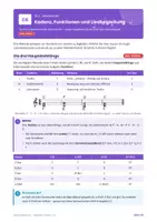 Vorschau - Arbeitsblätter - Kadenz & Liedbegleitung – Heft + Lösung - Seite 1